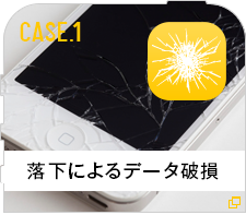 CASE.1落下によるデータ破損